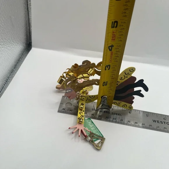 KAREN ROSSI SILVESTRI Flight "Charge It" Multicolor Metal Ornament - Picture 4 of 5